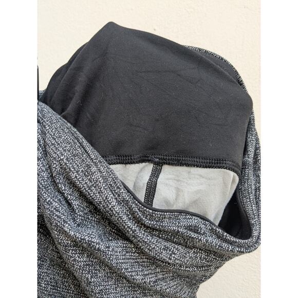 Lululemon Still Mind Tight 28" Interlink Women's Ice Grey Black Size 4 - Picture 14 of 16